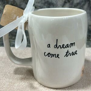NWT Rae Dunn Disney Princess “A Dream Come True” Cinderella Mug 16 oz